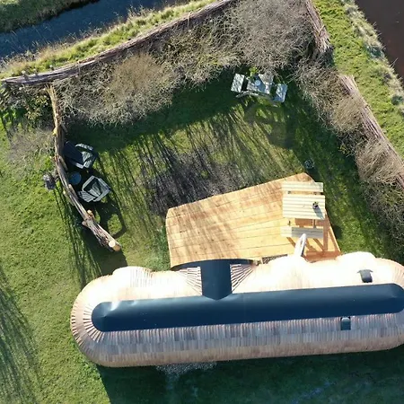 Tiny House De Boet, In Natuurgebied En Vlakbij Het Kemp